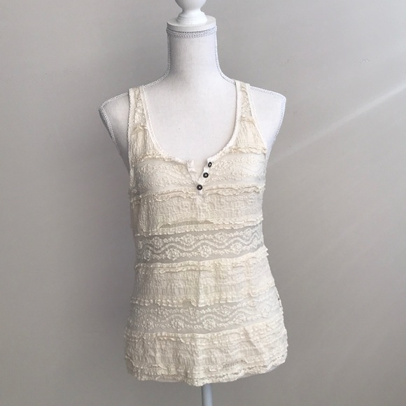 H&M Tops - H&M cream tank. Size medium